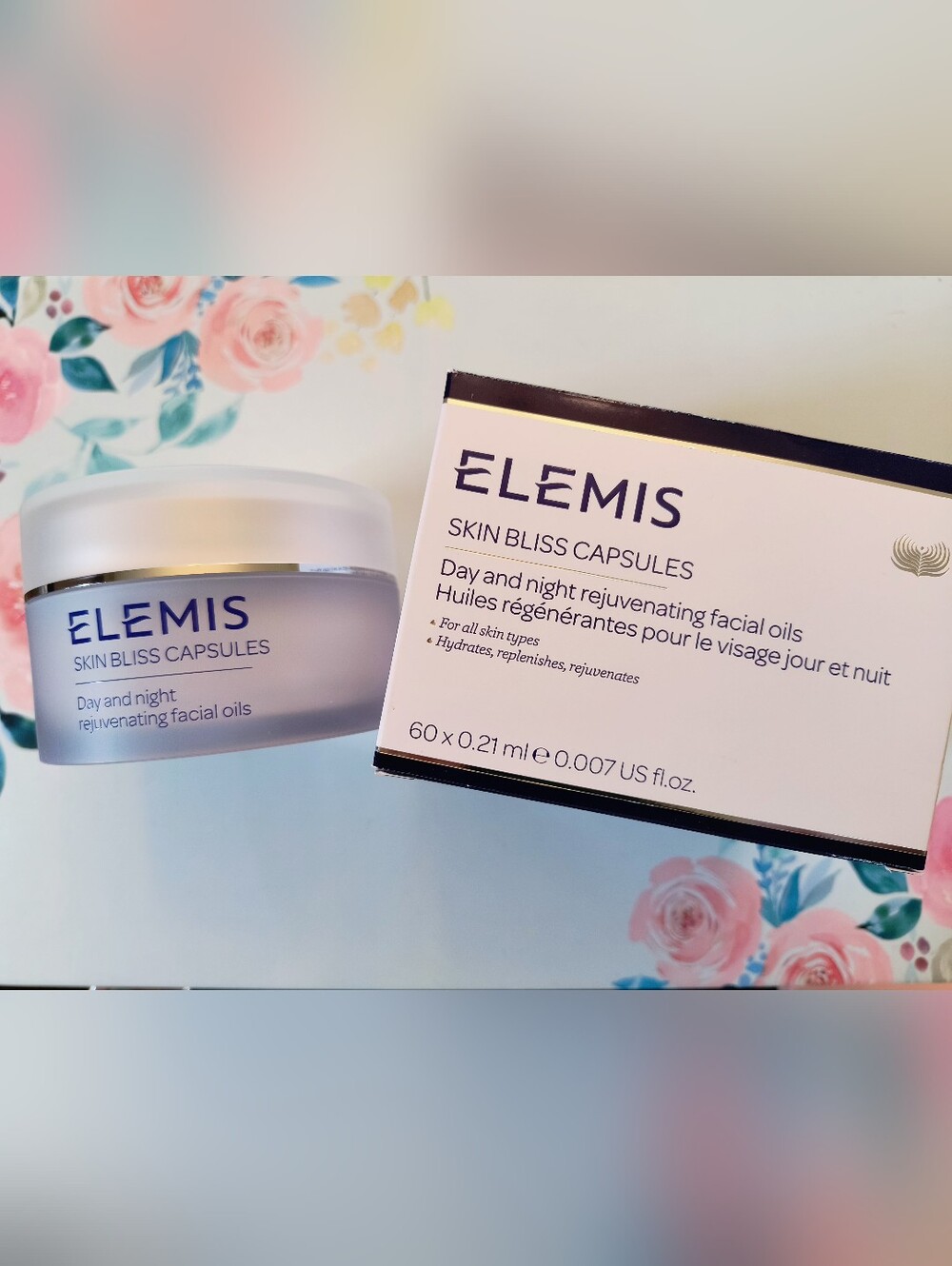 Elemis Skin Bliss Capsules Day And Night Rejuvenating Facial Oils 60 Capsules